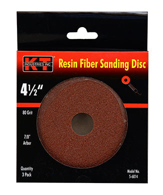 K-T Industries 4-1/2 80 Grit Sanding Disc 3 Pk (4-1/2 80 Grit)