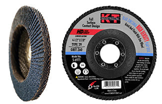 K-T Industries 4.5 X 7/8 X 60g T29 Hd Bz Flap Disc (4.5 X 7/8 X 60g)