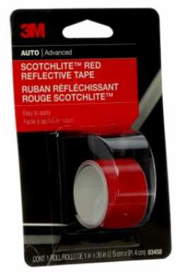 3M™ Scotchlite™ Reflective Tape (1 in x 36 in (24 per case))