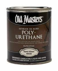 Old Masters 49508 Interior Oil-based Polyurethane, 1 Pt, Semi-gloss (1 Pint, Semi-gloss)