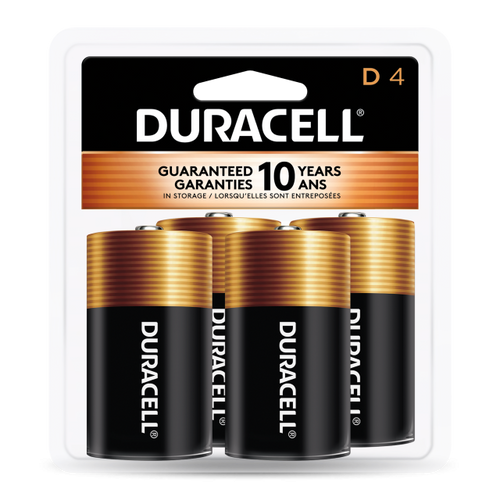 Duracell Coppertop D Alkaline Batteries