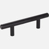 Kasaware 136mm (5-3/8) Overall Length Bar Pull, 6-pack (5-3/8, Matte Black)