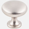 Kasaware 1-3/16 Diameter Mushroom Knob, 4-pack Satin Nickel Finish (1-3/16, Satin Nickel Finish)