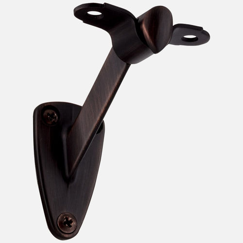 Kasaware 3-3/8 Heavy Duty Handrail Bracket Oil Rubbed Bronze Finish (3-3/8, Oil Rubbed Bronze Finish)