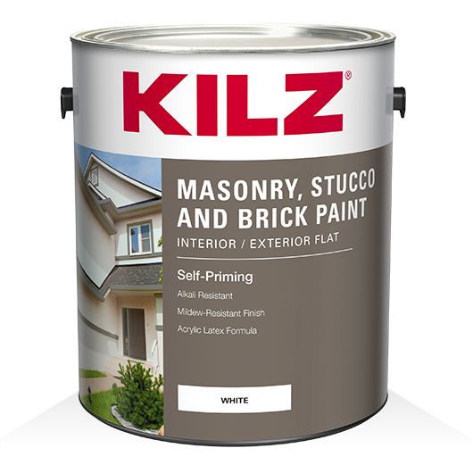 KILZ® Masonry, Stucco & Brick Flat paint (1 Gallon)