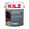 Kilz® 1-Part Epoxy Acrylic Concrete & Garage Floor Paint 1 Gallon Silver Gray (1 Gallon, Silver Gray)