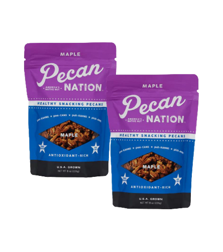 Pecan Nation Maple Glazed Pecan Nut Pieces, 8 oz