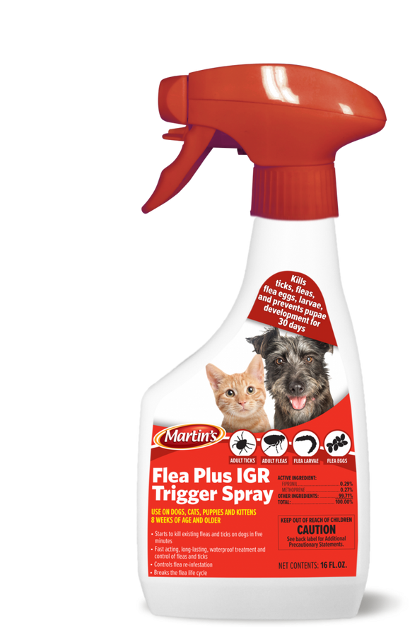 Martin's Flea Plus IGR Trigger Spray