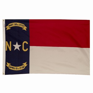 Valley Forge Perma-Nyl North Carolina Flag (3'x5')