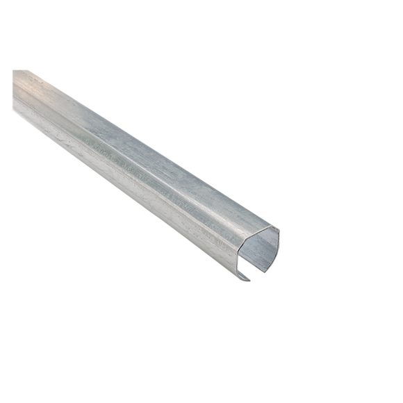 National Hardware Plain Round Rail 8', Galvanized (8')