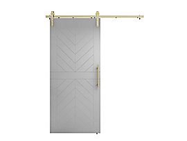 National Hardware Designer Interior Barn Door Kit (72)