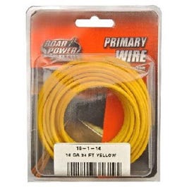 Primary Wire, Yellow, 16-Ga., 24-Ft.