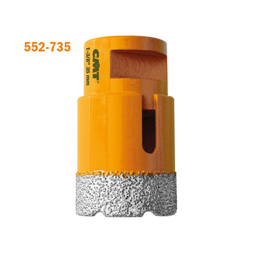 CMT 552-735, Dia-mond Dry Hole Saws, 1-3/8