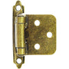 Hardware House 642504 Flush Cabinet Hinge, Antique Brass