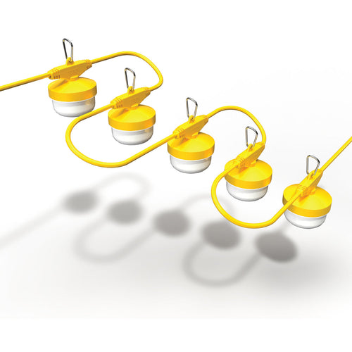 Feit Electric 50 ft. 8000 Lumens ProSeries 5-Lamp Flood String LED Work Light