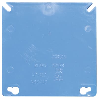 Carlon Two-Gang Blank Box Cover Non-Metallic