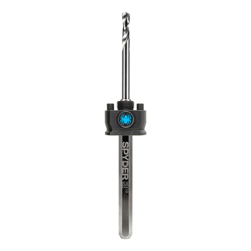 Spyder Hex10 1/2 HSS Quick Change Hole Saw Arbor Assembly Rapid Core Eject™