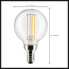 Satco S21810 4G16.5/LED/CL/927/120V/E12/2CD