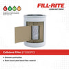 Fill-Rite  10 Micron Particulate Filter, 1 - 12 UNF, 18 GPM, Clear Bowl