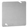 ABB Installation Steel City Square Box Cover, 4-11/16 Inch Square, 72C1-25R