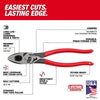 Milwaukee 9 Lineman's Dipped Grip Pliers w/ Crimper & Bolt Cutter (USA)