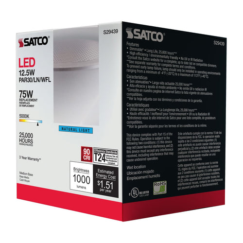 Satco Products S29439 12.5PAR30/LN/LED/60'/950/120V