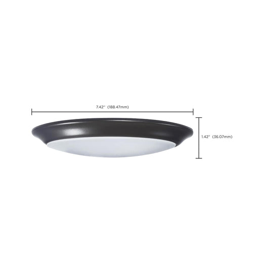 Satco Products 62-1803 7 Led Disk Light Bronze Finis