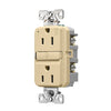 Eaton Tamper and Weather-Resistant Self-Test GFCI 15A 125V Ivory