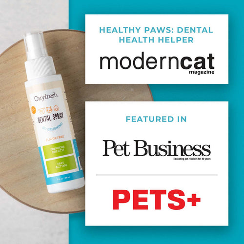 Oxyfresh Premium Pet Dental Spray - Fastest Way to Eliminate Pet Bad Breath