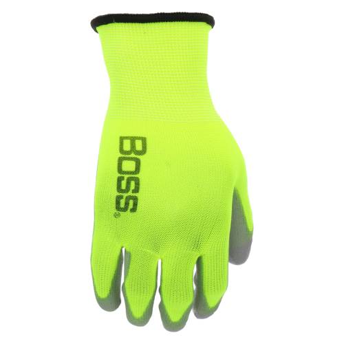 Boss High Visibility Grip Gloves