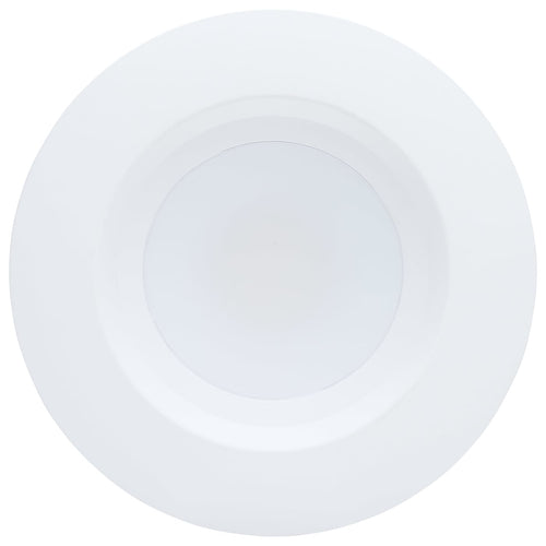 Satco 8 Watt LED Downlight Retrofit 5-6 Inch CCT Selectable Round White Finish
