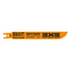 Spyder 6 Wood/Metal Cutting 6/10 TPI Double-Edged Bi-Metal Reciprocating Saw Blade 3X3™