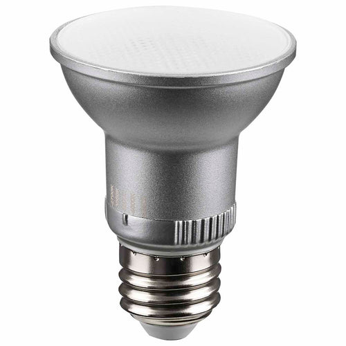 Satco S11580 5.5 Watt PAR20 LED Medium Base Silver Finish CCT Selectable 120 Volt