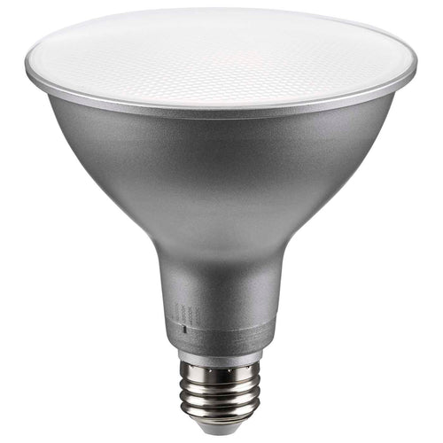 Satco S11589 13.3 Watt PAR38 LED Medium Base Silver Finish CCT Selectable 120 Volt