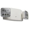 Satco 67-130 Emergency Light 90min Ni-Cad backup 120/277V Dual Head Universal Mounting White Finish