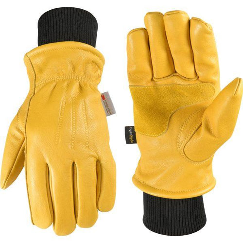 Wells Lamont Men’s HydraHyde® Insulated Slip-On Knit Wrist Gloves 1202