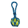 Boss Pet Park Blvd Paracord Rope Tug with TPR Squeaky Ball Dog Toy