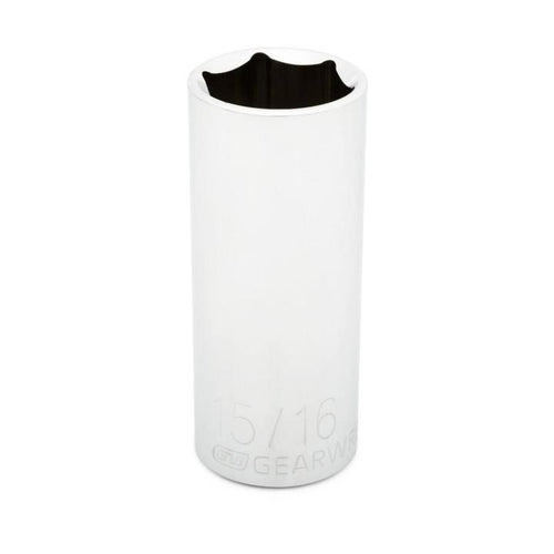 GearWrench 1/2 Drive 6 Point Deep SAE Socket 15/16