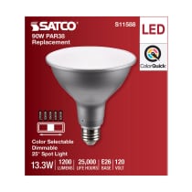 Satco S11588 13.3PAR38/LED/5CCT/SP/120V