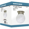Nuvo Lighting Brentwood 1 Light 6 inch Brushed Nickel Flush Mount Ceiling Light