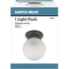 Nuvo Lighting Brentwood 1 Light 6 inch Mahogany Bronze Flush Mount Ceiling Light