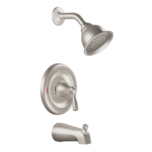 Moen Banbury Spot resist brushed nickel Posi-Temp(R) Tub/Shower