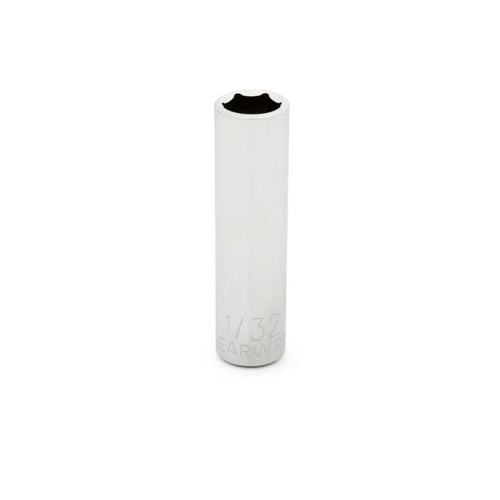 GearWrench 1/4 Drive 6 Point Deep SAE Socket 11/32