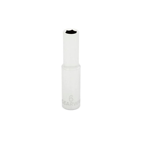 GearWrench 1/4 Drive 6 Point Deep Metric Socket 6mm
