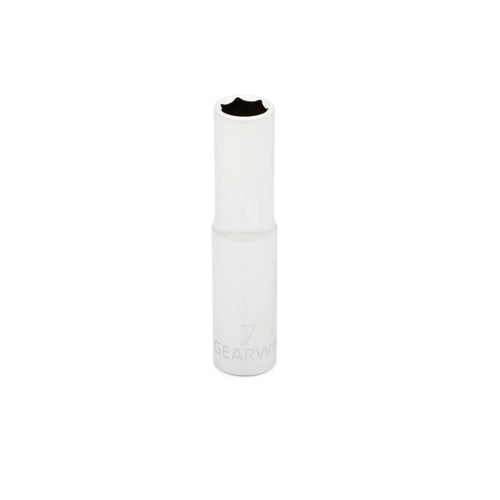 GearWrench 1/4 Drive 6 Point Deep Metric Socket 7mm