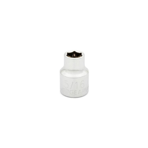 GearWrench 3/8 Drive 6 Point Standard SAE Socket 5/16