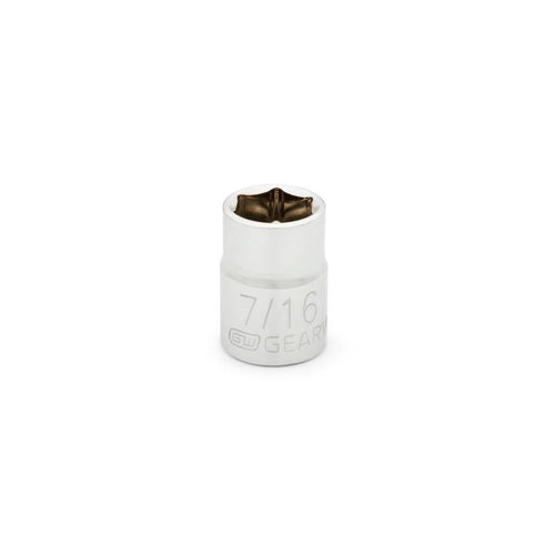 GearWrench 3/8 Drive 6 Point Standard SAE Socket 7/16