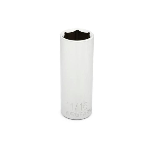GearWrench 3/8 Drive 6 Point Deep SAE Socket 11/16