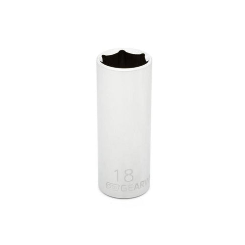 GearWrench 3/8 Drive 6 Point Deep Metric Socket 18mm
