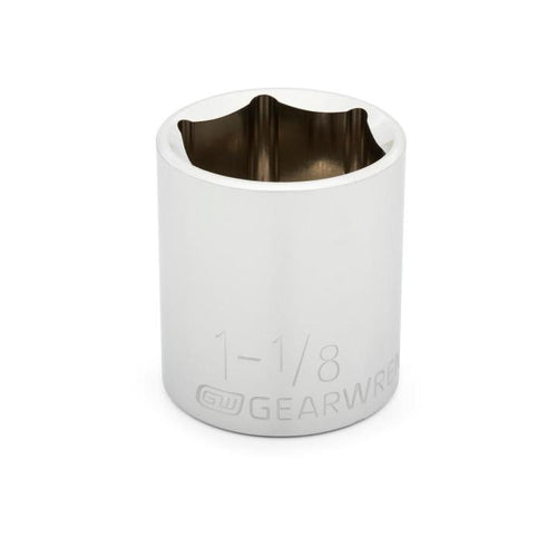 GearWrench 1/2 Drive 6 Point Standard SAE Socket 1-1/8
